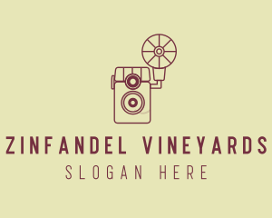 Retro Photography Camera logo design