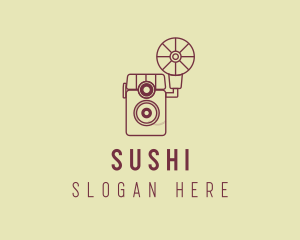 Retro Photography Camera logo design