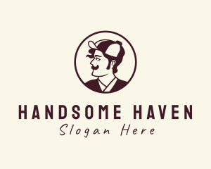 Handsome - Gentleman Clothing Styling logo design