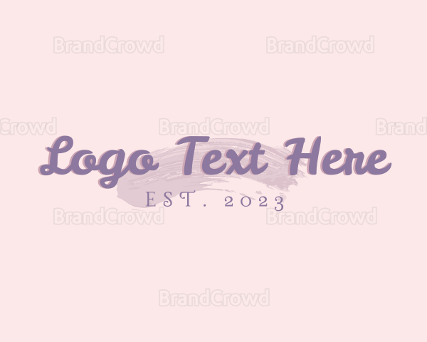 Feminine Cosmetics Brand Logo