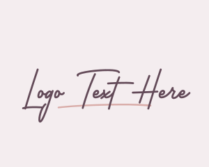 Handwritten - Elegant Feminine Wellness logo design