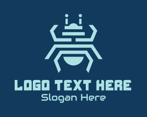 Digital - Tech Bug Insect logo design