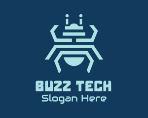 Bug - Tech Bug Insect logo design