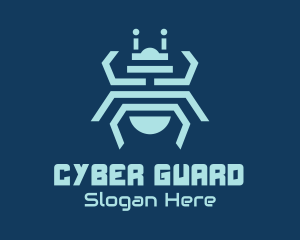 Malware - Tech Bug Insect logo design