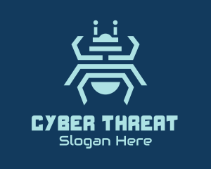 Malware - Tech Bug Insect logo design