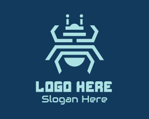Networking - Tech Bug Insect logo design