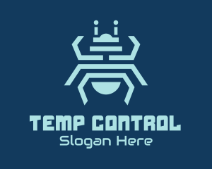 Tech Bug Insect logo design