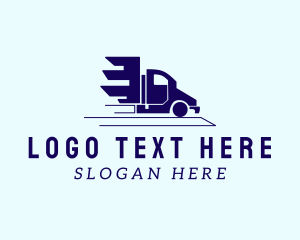 Moving Company - Fast Freight Truck logo design