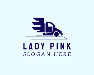 Forwarding - Fast Freight Truck logo design