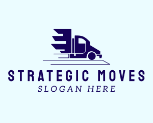 Fast Freight Truck  logo design