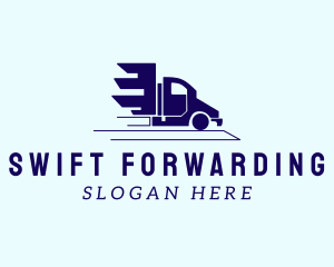 Fast Freight Truck  logo design