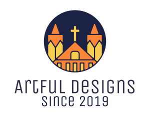 Cross Church Monastery logo design