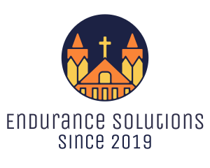 Cross Church Monastery logo design