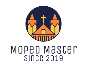 Cross Church Monastery logo design