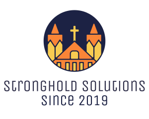 Cross Church Monastery logo design