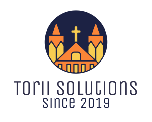 Cross Church Monastery logo design