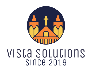 Cross Church Monastery logo design