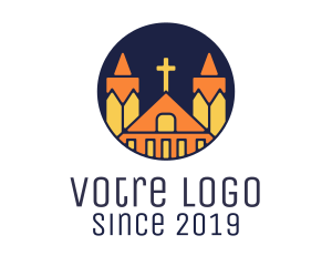 Cross Church Monastery logo design