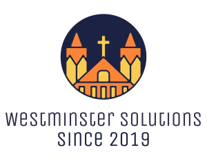 Cross Church Monastery logo design