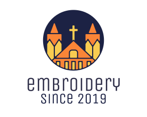 Cross Church Monastery logo design