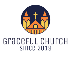 Church - Cross Church Monastery logo design