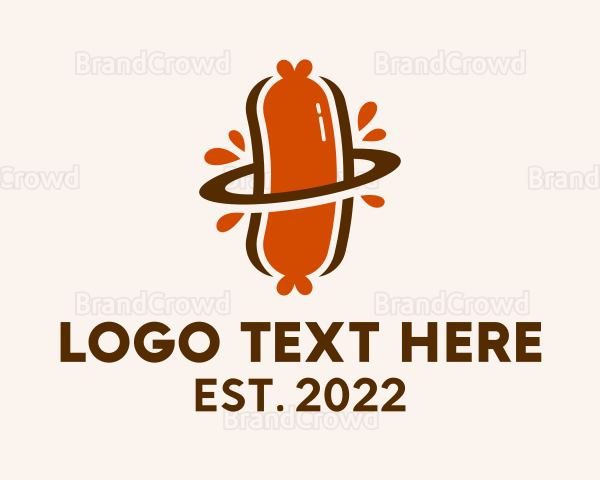 Sausage Planet Street Food Logo