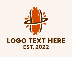 Meat Shop - Sausage Planet Street Food logo design
