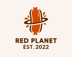 Sausage Planet Street Food  logo design