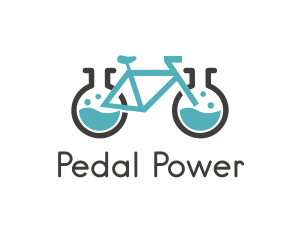 Science Laboratory Bicycle logo design