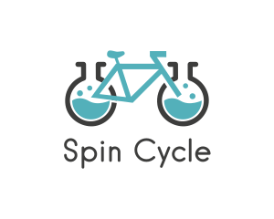 Science Laboratory Bicycle logo design