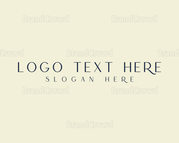 Minimalist Deluxe Brand Logo