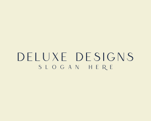 Deluxe - Minimalist Deluxe Brand logo design
