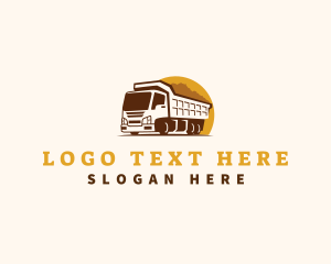 Logistics - Dump Tuck Construction logo design