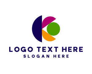 Design Studio - Creative Marketing Letter K logo design