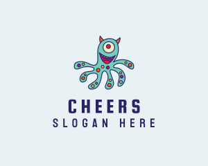 Mutant Octopus Alien Logo