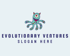 Mutant - Mutant Octopus Alien logo design