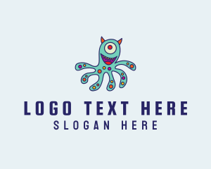 Mutant Octopus Alien Logo