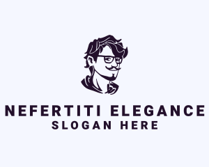 Man Eyeglass Fashion Accessory logo design