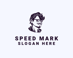 Man Eyeglass Fashion Accessory logo design