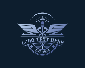 Wings - Medical Healthcare Clinic logo design