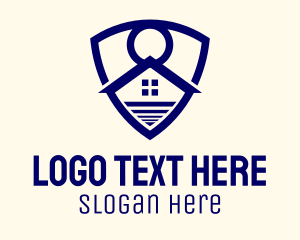 Lot - Sunny Real Estate Badge logo design