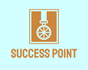 Achievement - Champion Medal Frame logo design