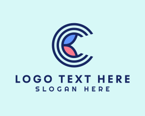 Digital Marketing - Minimalist Lines Letter C logo design