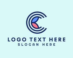 Minimalist Lines Letter C Logo