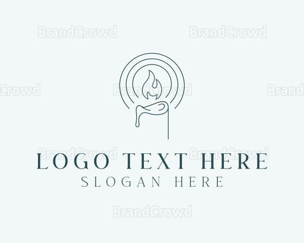 Candle Decor Candlelight Logo