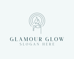 Decor - Candle Decor Candlelight logo design