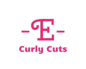 Curly - Curly Pink E logo design