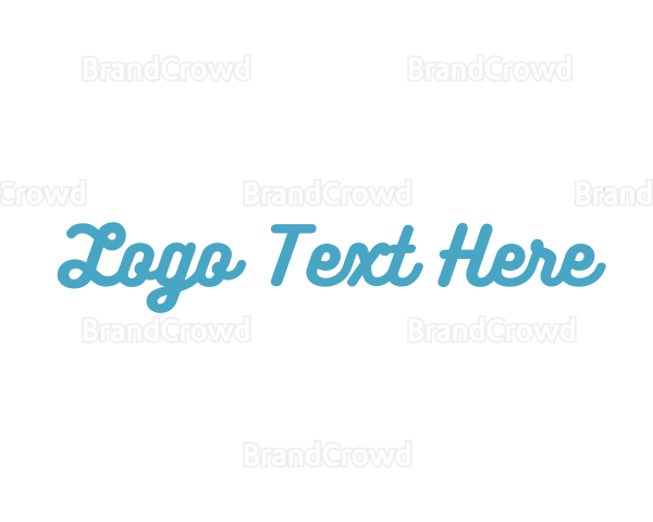 Minimalist Fresh Script Logo