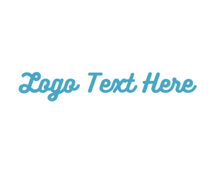 Text - Minimalist Fresh Script logo design