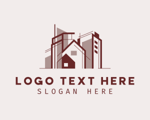 Red - Red Home Architecture logo design